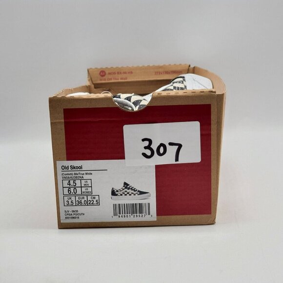 Vans Old Skool Confetti Checkerboard Glitter Shinny Sneakers Shoes Size‎ 4.5 - Picture 10 of 10
